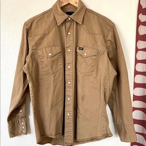 Tan Wrangler Shirt L